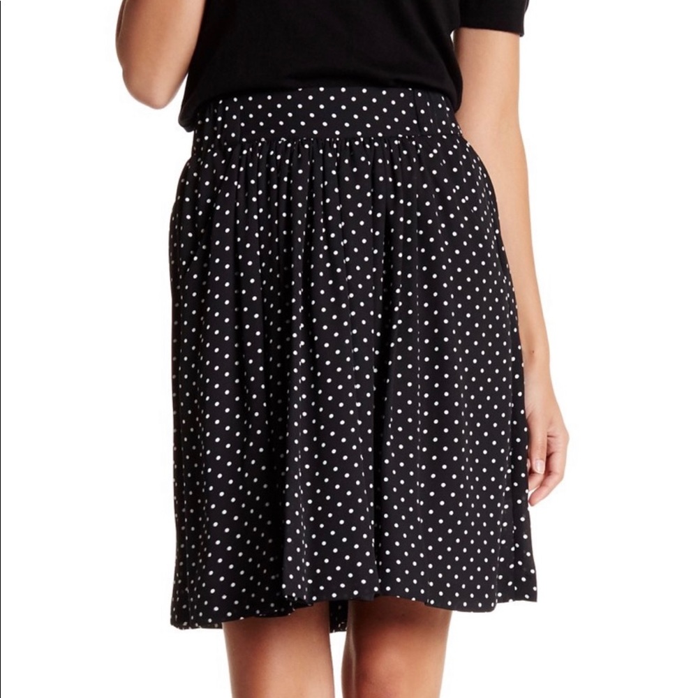 Cece High Wasted Polka Dot Skirt Size 4